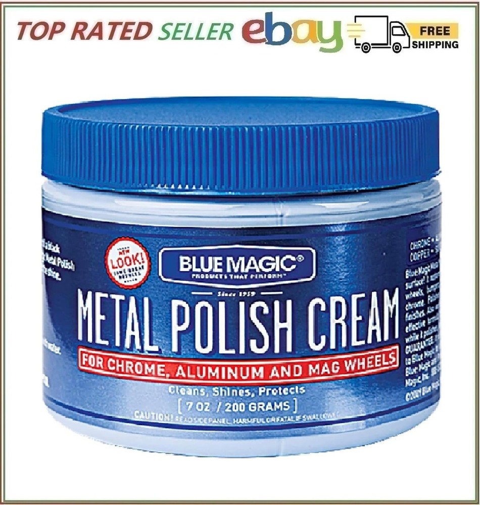 400 Metal Polish Cream Non-Abrasive Tarnish and Oxidation Remover for Chrome, Al