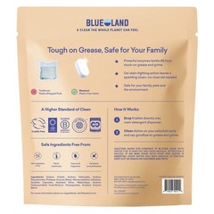Blueland Dishwasher Detergent Tablets, Fragrance & Plastic-Free, 110-count