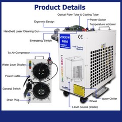 🔥 1500W Laser Rust Removal Tool Laser Cleaning Machine Remove Oil Paint 【IN US】
