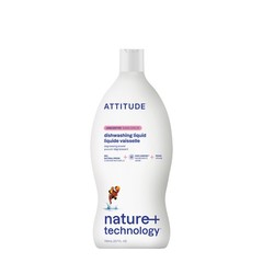 ATTITUDE Dish Soap, EWG Verified, Plant-Based & Vegan Dishwashing Liquid, Nat…