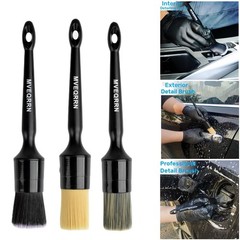 MVEQRRN 6pcs Car Detailing Brush Set2pcs Boars Hair Car Detailing Brushes,2pc…