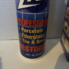 Zap! Professional Restorer for Porcelain Fiberglass Tile Grout 16 oz NEW