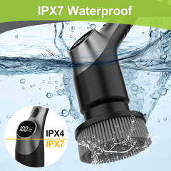 Wky-Electric Spin Scrubber – 10-In-1 Cordless Shower Scrubber & Cleaning Brush w