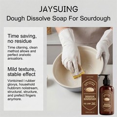 Dough Cleaner Soap for Sourdough,Enzyme Powered Dissolve Cleaning for Kitchen