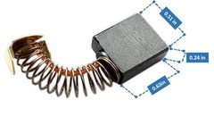 4-PACK Carbon Brushes CB153,CB-154,CB-155,CB-157,CB-161,CB-163 194986-9, 1810…