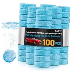 Car Windshield Washer Tablets – Washer Fluid Tablets Glass Cleaner 100