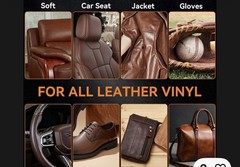 Luxgrove Dark Brown Leather Recoloring Balm, Leather & Vinyl Repair Kit