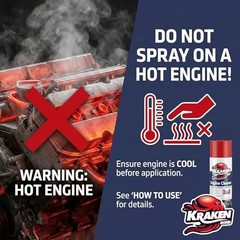 Engine Cleaner Spray 2 Pack – 12.3 fl. Oz Each, Powerful Degreaser for Gunk & Mo