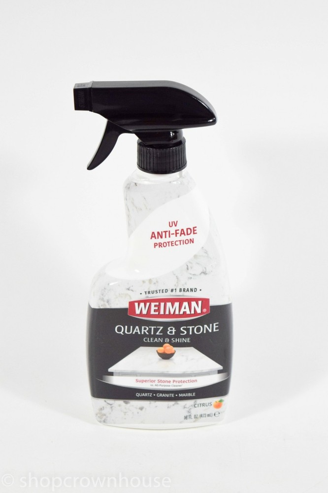 1 Bottle Weiman Quartz & Stone Clean & Shine 16 fl oz CITRUS