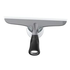 Multi-Purpose Silicon Squeegee for Window, 10 inch (Pack of 1) Grey & Black