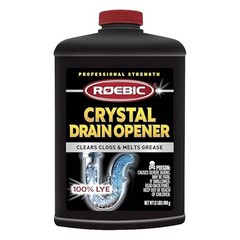 Roebic HD-CRY-DO-6 2lb Heavy Duty Crystal Drain Opener Melts Grease
