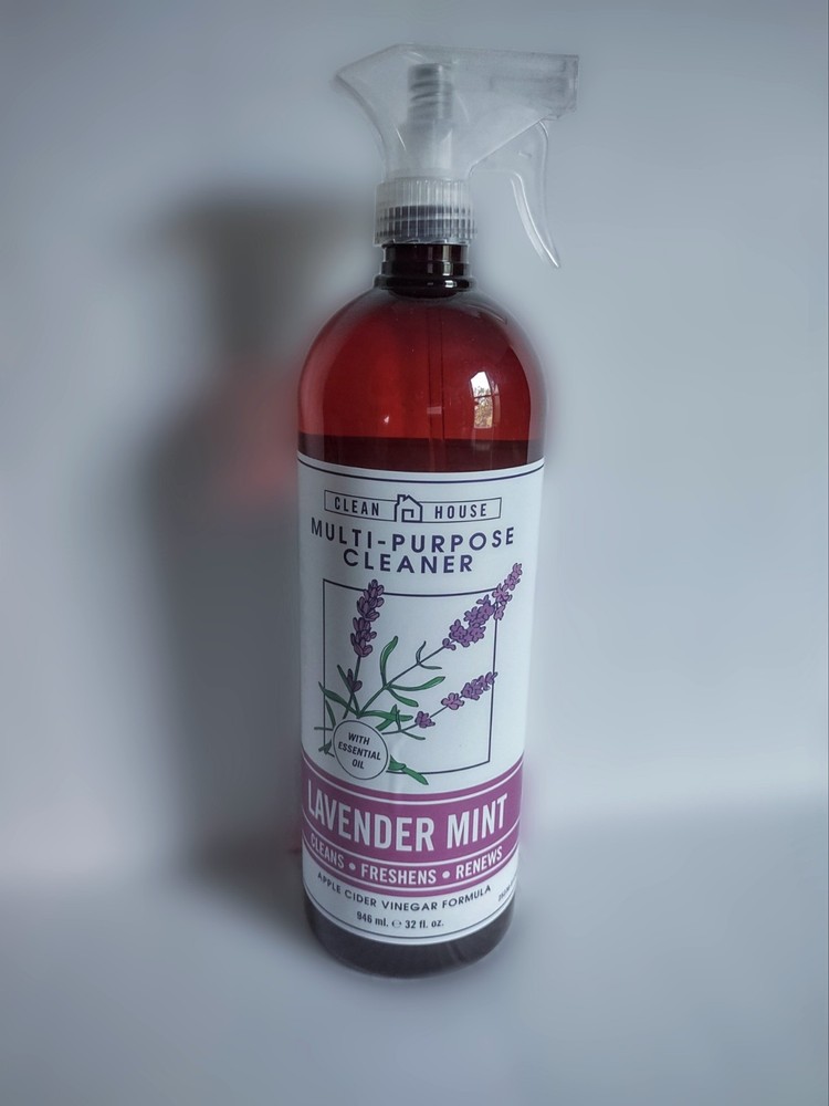 🆕 Clean House Lavender Mint Kitchen Odor Deodorize Multi Purpose Cleaner Spray