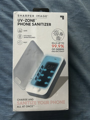 Sharper Image UV-Zone Phone Sanitizer UV-C Disinfecting Device for Electronics