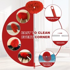 Ceiling Fan Cleaner Duster Reusable Microfiber Ceiling Fan Blade Cleaner Remo…