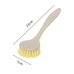3Pcs Beige Decontamination Cleaning Brush for Pots and Pans Easy to Store