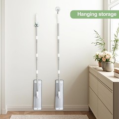 Commercial Flat Microfiber Floor Mop Cleaning System 18″Inch Wet Dry and Dust