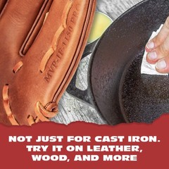 Cast Iron and Carbon Steel Seasoning Wax 1.5 Oz Restore Kitchenware (1Pack)