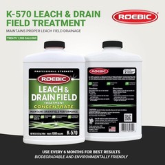 Drain Field Cleaner Clog Buildup Remover Septic System Treatment Liquid