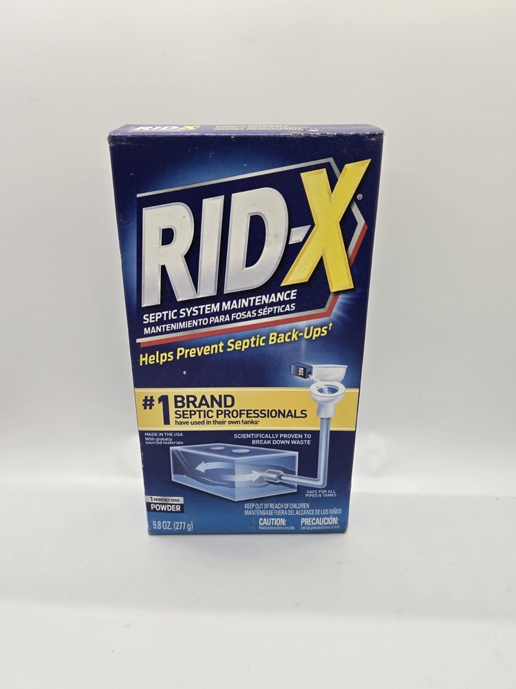 Rid-X 1920080306 Septic Tank Unblocker Enzymes – 9.8 oz