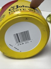 SC JOHNSON PASTE WAX CAN 98% FULL 1988 FORMULA DISCONTINUED USA