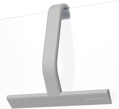 Justhang Shower Squeegee for Glass Doors, All-One-Piece Silicone with Built-In H