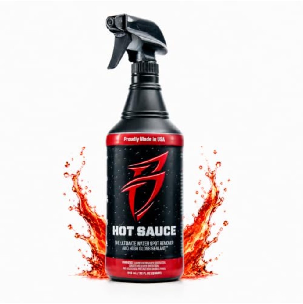 Hard Water Spot Remover 32 oz Spray Boat RV Auto Detailing Cleaner Wax Sealant