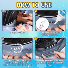 Heavy Duty Home Stain Cleaner Gel, Multifunctional Deep Cleaning for Washing