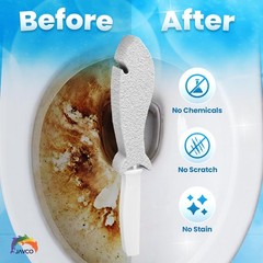 Pumice Stone for Cleaning with Handle (4 Pack) – Scrubbing Stone for Porcelai…