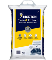 (6 pack) Morton Clean and Protect Water Softener Salt Pellets, 40 LB Bag