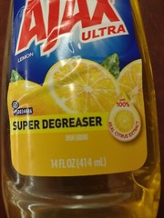 AJAX Super Degreaser Lemon Scented Dish Soap 14 FL OZ. (10 Pack)