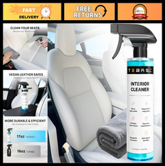 Interior Cleaner & Seat Stain Remover for Vegan Leather – Car Detailing Kit for