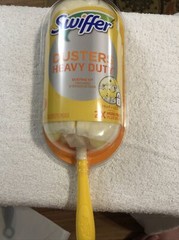 Swiffer Dusters Heavy Duty Short Handle Starter Kit (1 Handle + 2 Dusters)