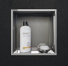 Shower Niche 12″ x 12″ Stainless Steel Brushed Nickel In Wall Installation