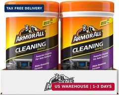 Armor All Car Cleaning Wipes, Wipes for Car Interior and Car Exterior, 90 Wipes