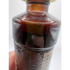 VTG Genuine Old English Scratch Cover 8OZ Glass Bottle 85% FULL Furniture Polish