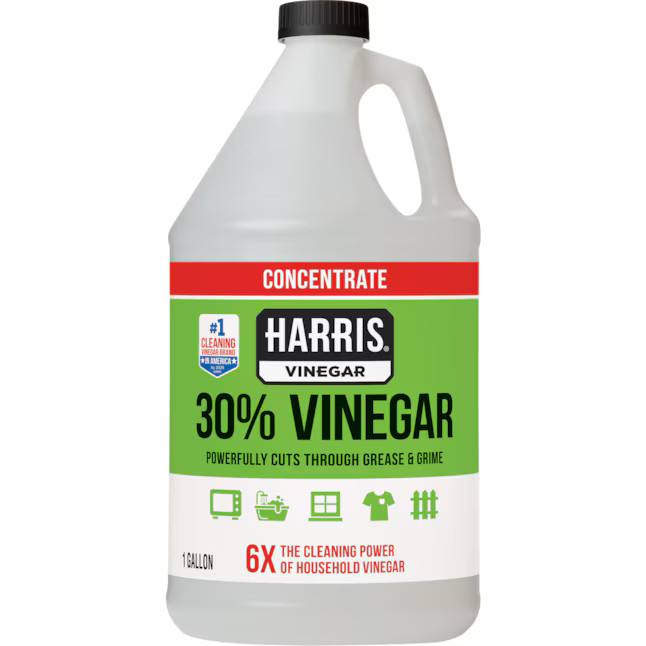 Harris 30% Concentrated Vinegar 1-Gallon Multi-Use All-Purpose Cleaning Solution