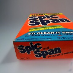 Vtg Spic and Span Giant size Movie Prop All Purpose Cleaner 27 Oz Box Empty