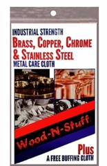 Blitz Industrial BRASS Tarnish Eater, (2) TWO Polishing Cloth