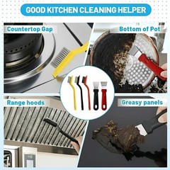 23Pcs Crevice Cleaning Brush Set, Hard Bristle Scrub Brushes Tools for Deep C…