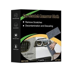 Nano Polix Car Scratch Remover Cloth 6 Packs – Auto Paint Scratch Repair Towel