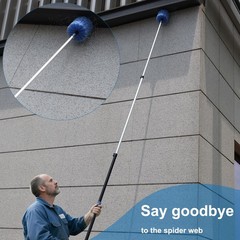 Cobweb Duster Head Twist On Brush For Ceilings Corners Outdoor Indoor Cleaning