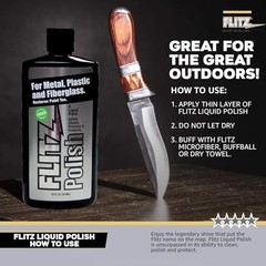 Metal Polish Liquid 3.4 Ounce 3 Pack Multi Purpose Cleaner for Aluminum Chrome