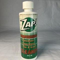 ZAP! Professional Tile Grout Cleaner Restorer Maintainer 8 Oz About 95% Full