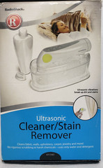 Radio Shack Ultrasonic Stain Remover Cleaner 63-1163 120Vac Or Battery Operated