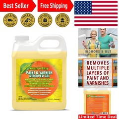 32 Fl Oz Do It Yourself Friendly Paint & Varnish Remover Gel – Easy Application