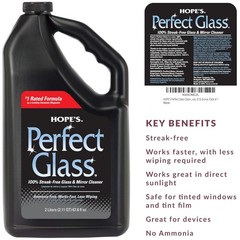 Streak-Free Glass Cleaner Spray, Ammonia-Free, 67.6oz