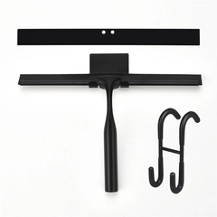 Squeegee 10” 12” 14” INCH Black Rubber Silicone Shower Cleaner with Hook Stai
