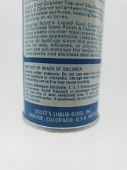 Vintage Rare Scott’s Liquid Gold Counter Top Stainless Steel Polish Cleaner 10oz