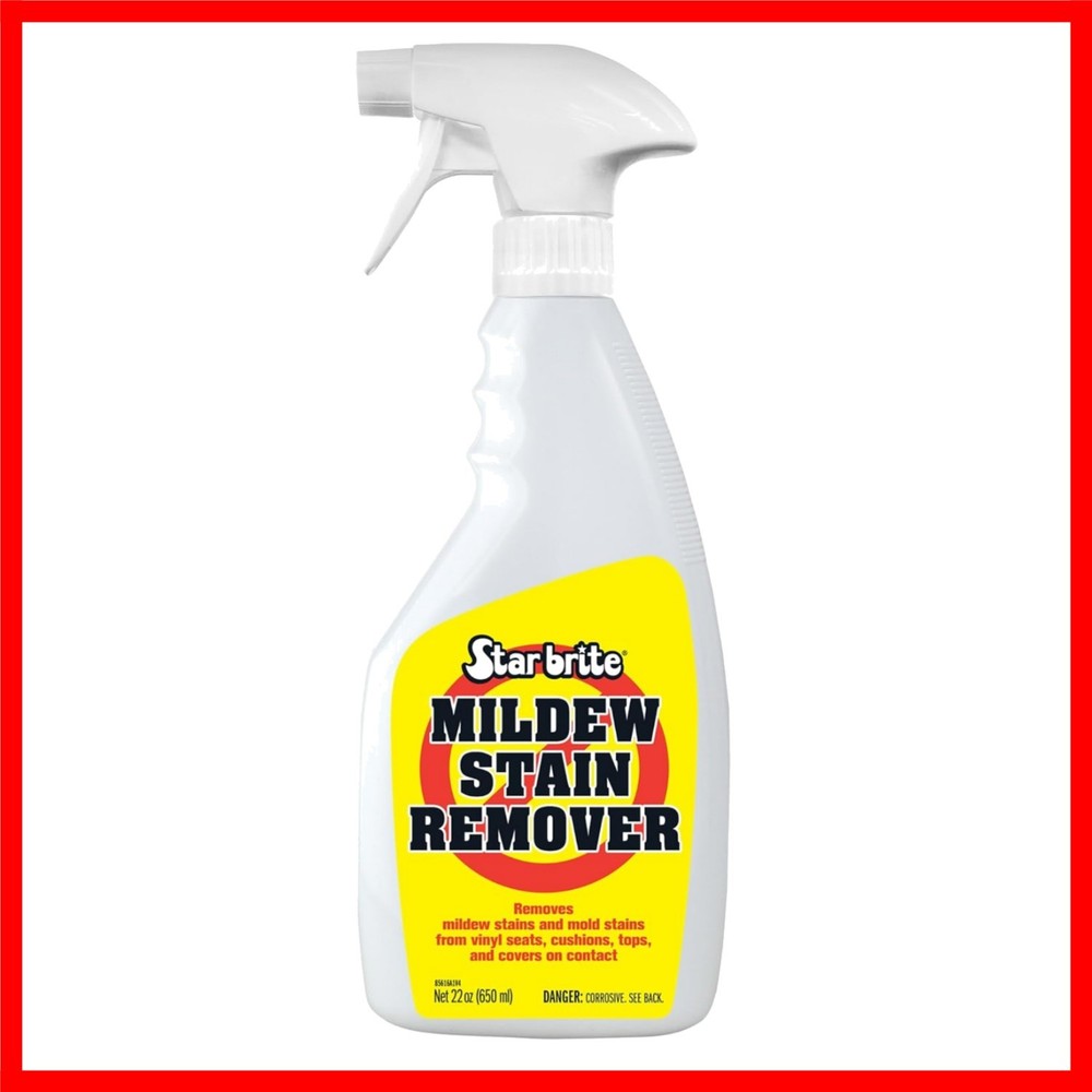 Pro-Grade Mold & Mildew Stain Remover for Marine & Outdoor Surfaces