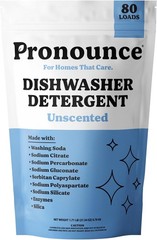Pronounce Dishwasher Detergent Powder 80 Loads Unscented